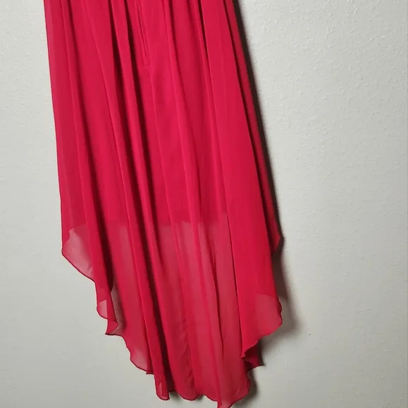 NWT - City Studio Red Semi Formal Dress Juniors Size 5 - Picture 4 of 8
